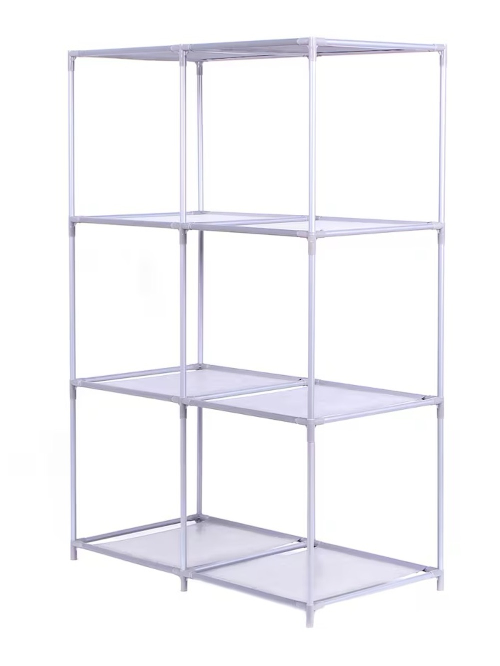 White Modular 6-Cube Storage Shelf - Brand